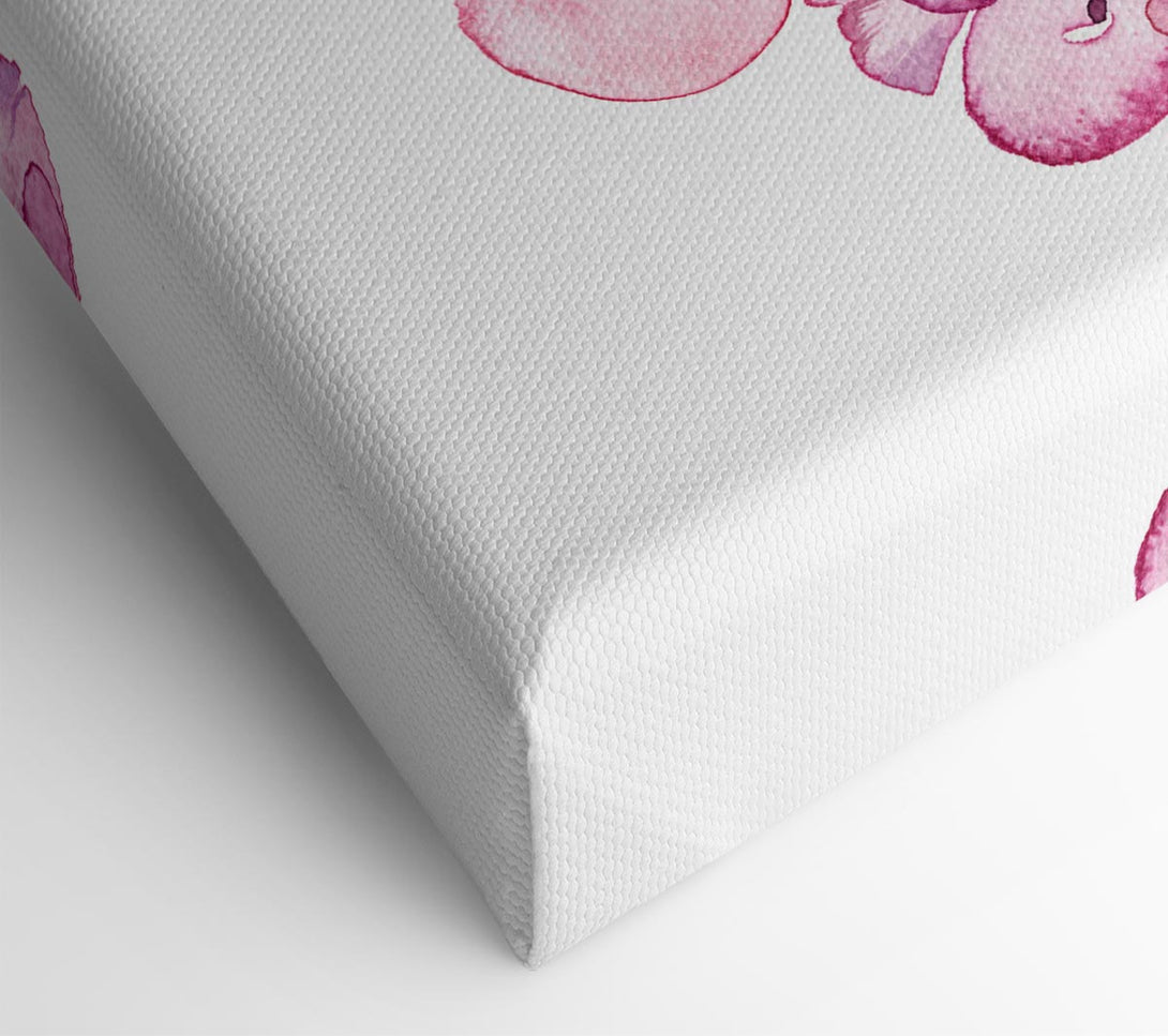  A Canvas Print of The Pink Orchid Branch Single Canvas Print