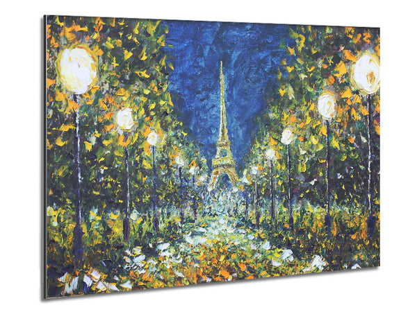 The Streetlights To Paris Metal Print