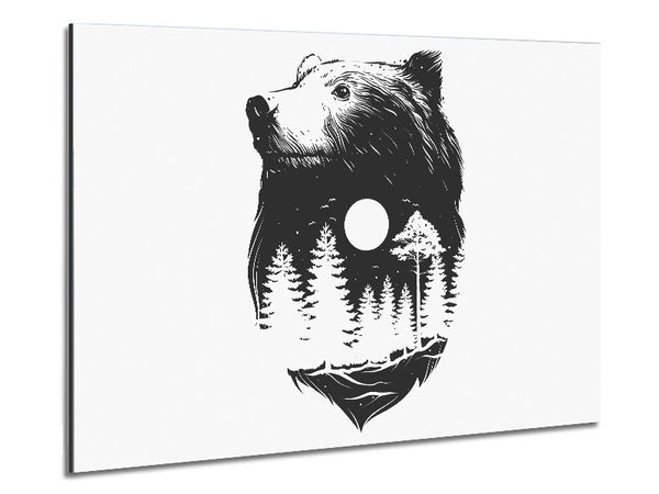Camp With The Bears Metal Print