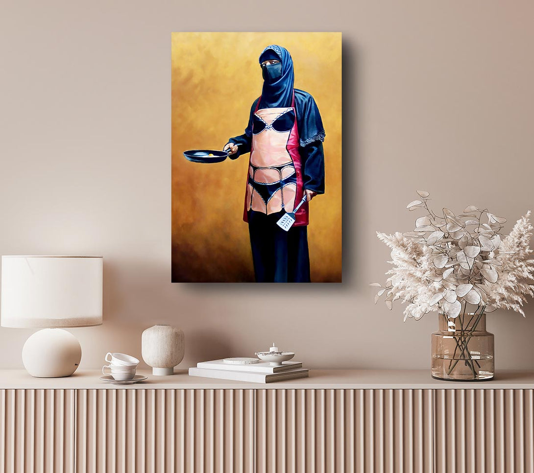  A Canvas Print of Banksy Would You Like Eggs Canvas Art