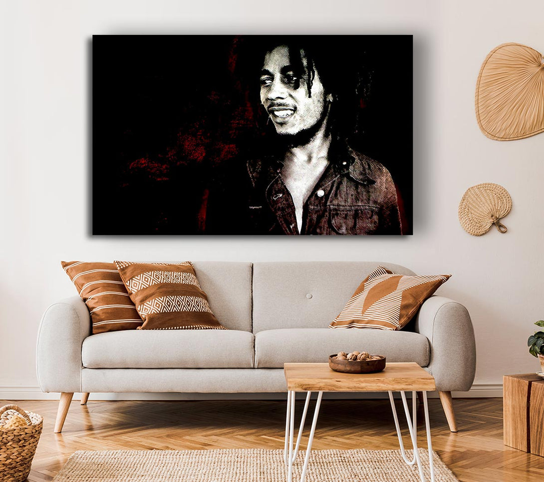  A Canvas Print of Bob Marley Hero Canvas Print