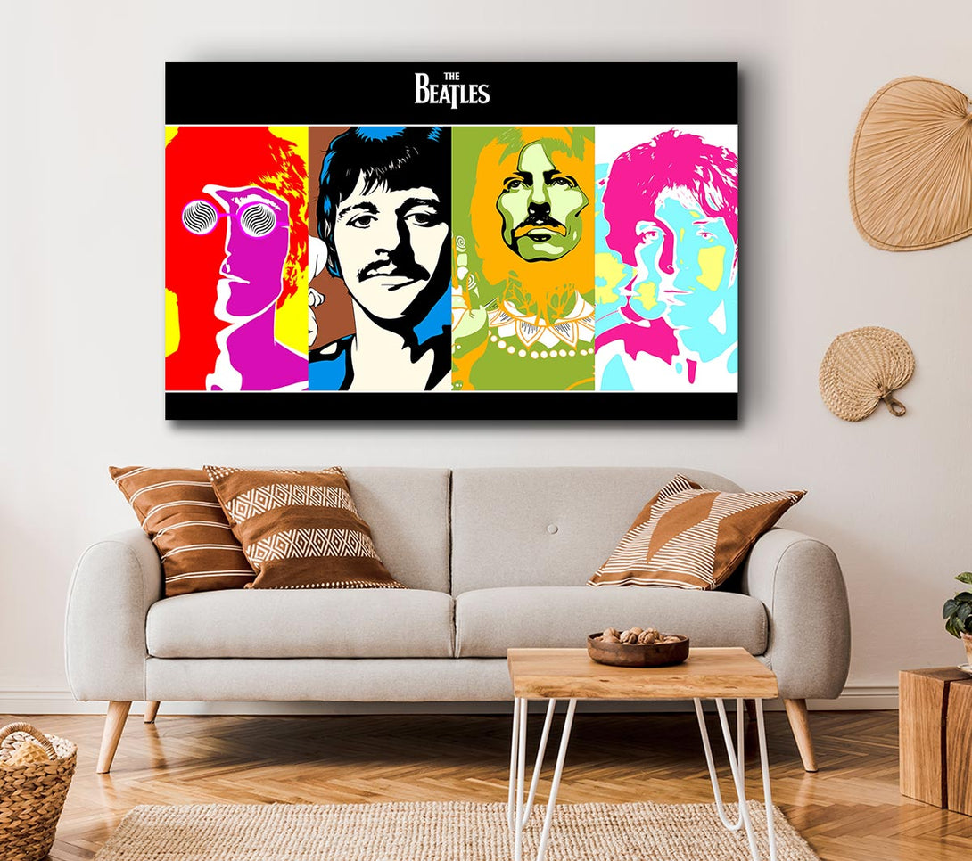  A Canvas Print of The Beatles Canvas Art