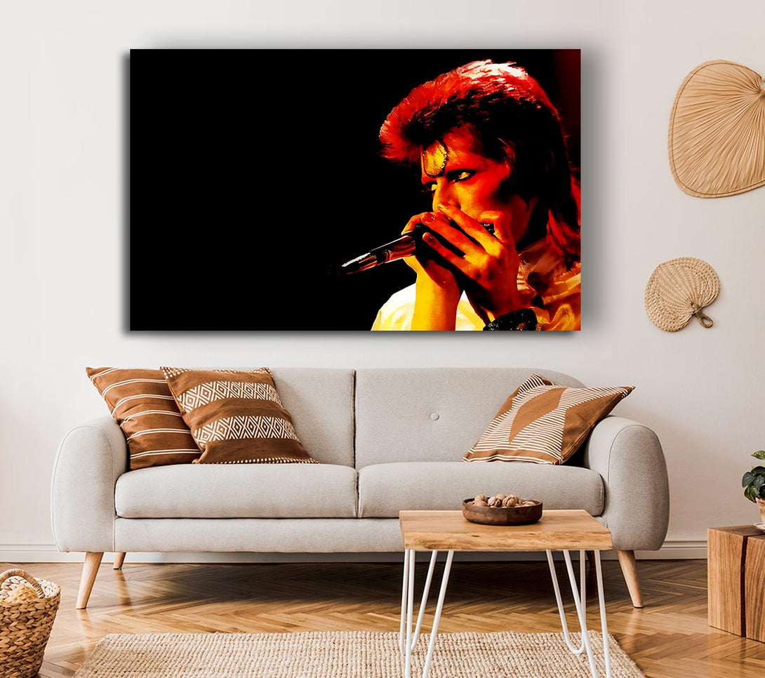  A Canvas Print of David Bowie Ziggy Pop Canvas Wall Art