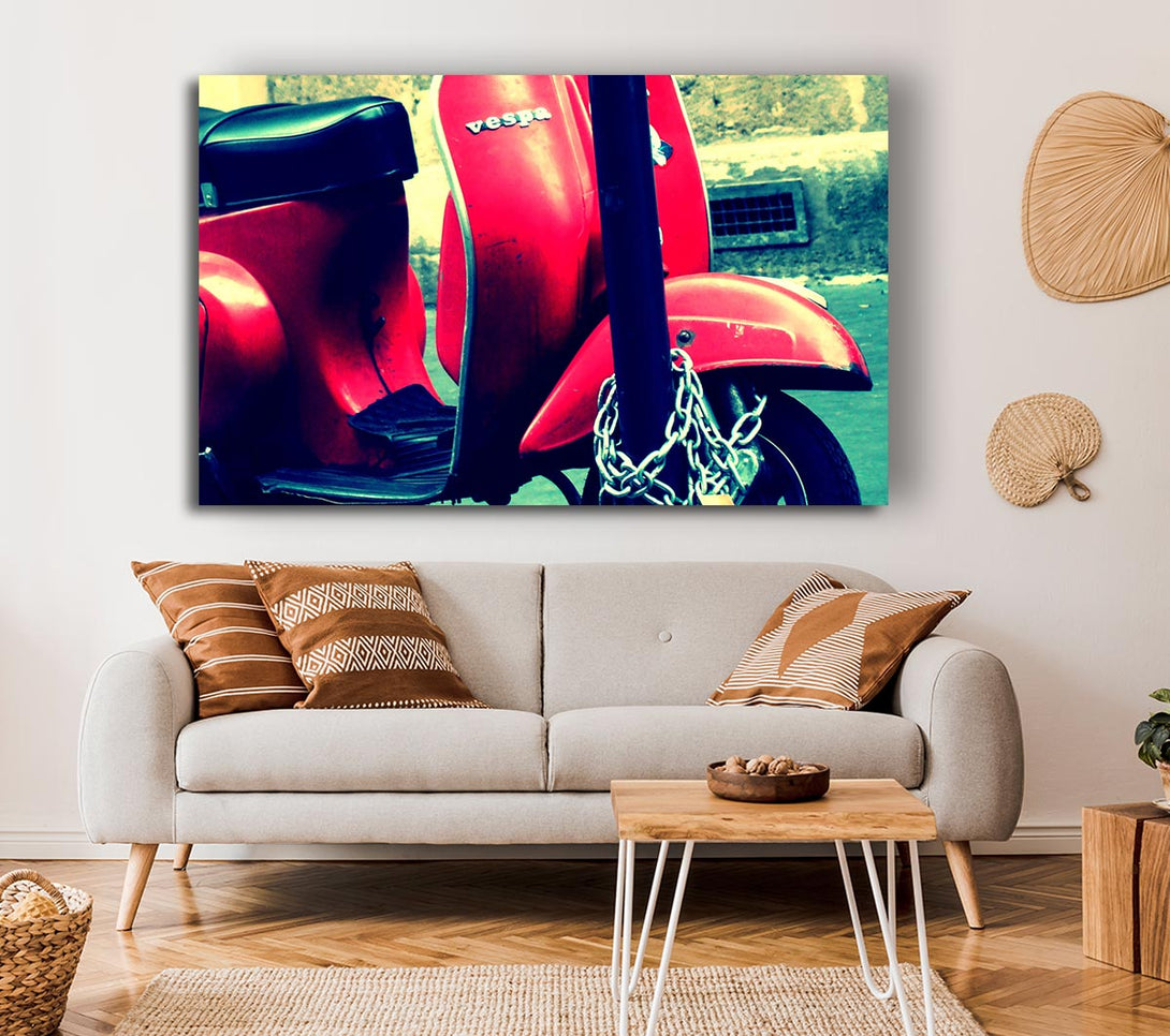  A Canvas Print of Vespa Canvas Art