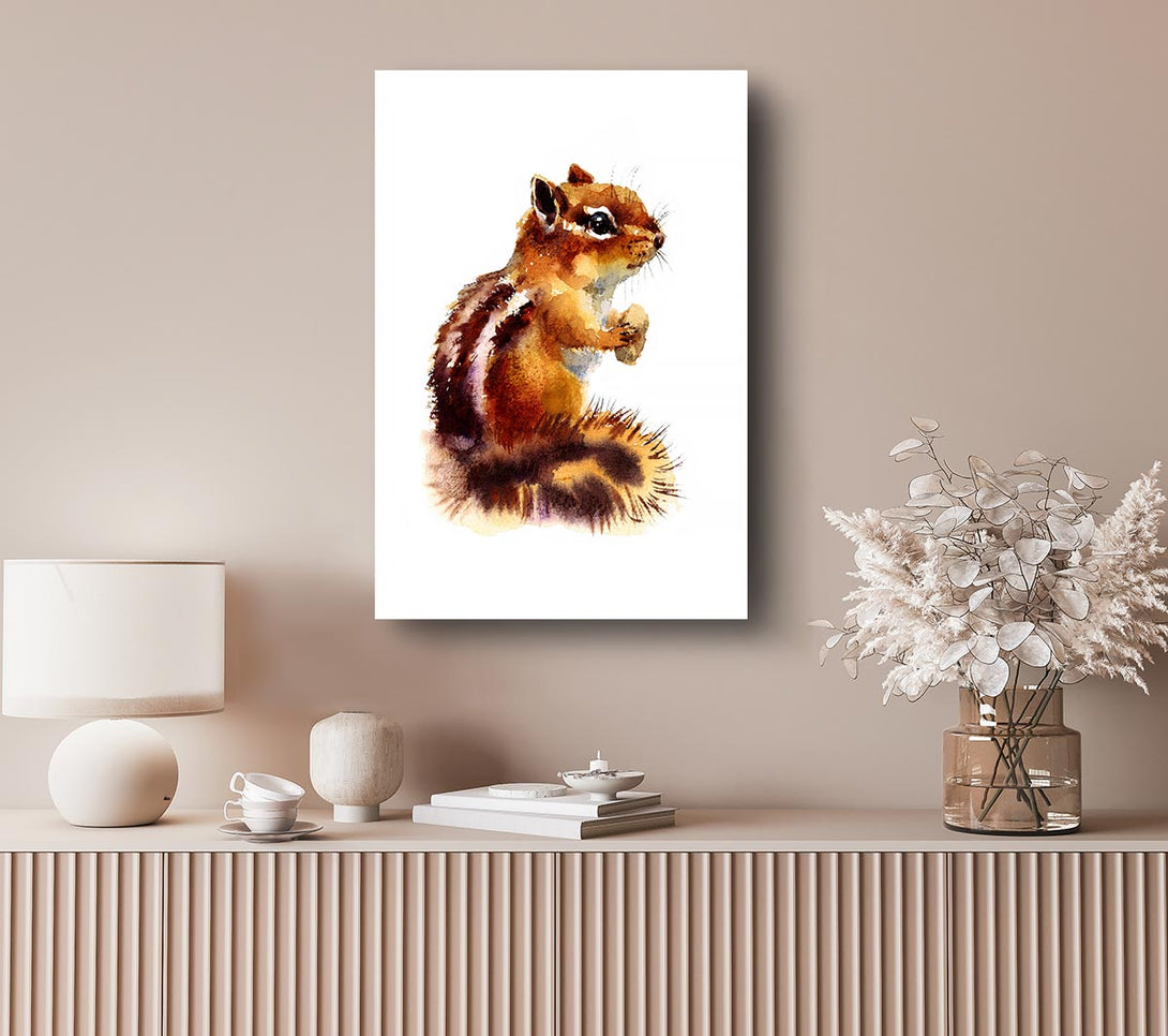  A Canvas Print of Squirrel Nuts Canvas Wall Art