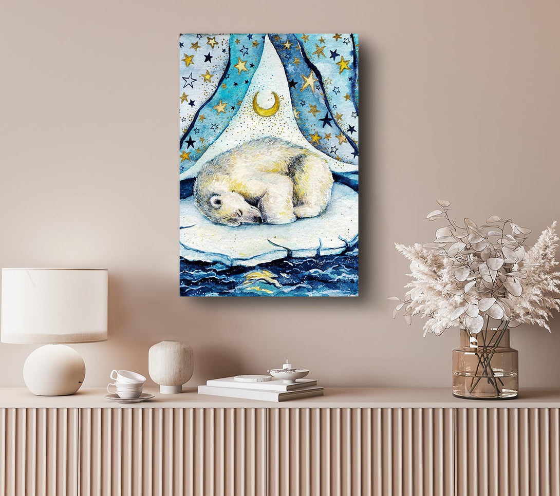  A Canvas Print of Polar Bear Dream Canvas Wall Art