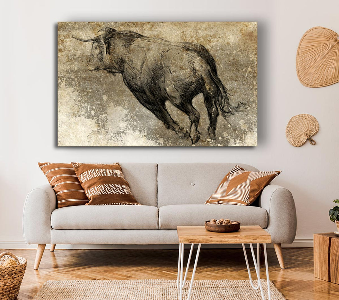  A Canvas Print of Bull Run Canvas Print