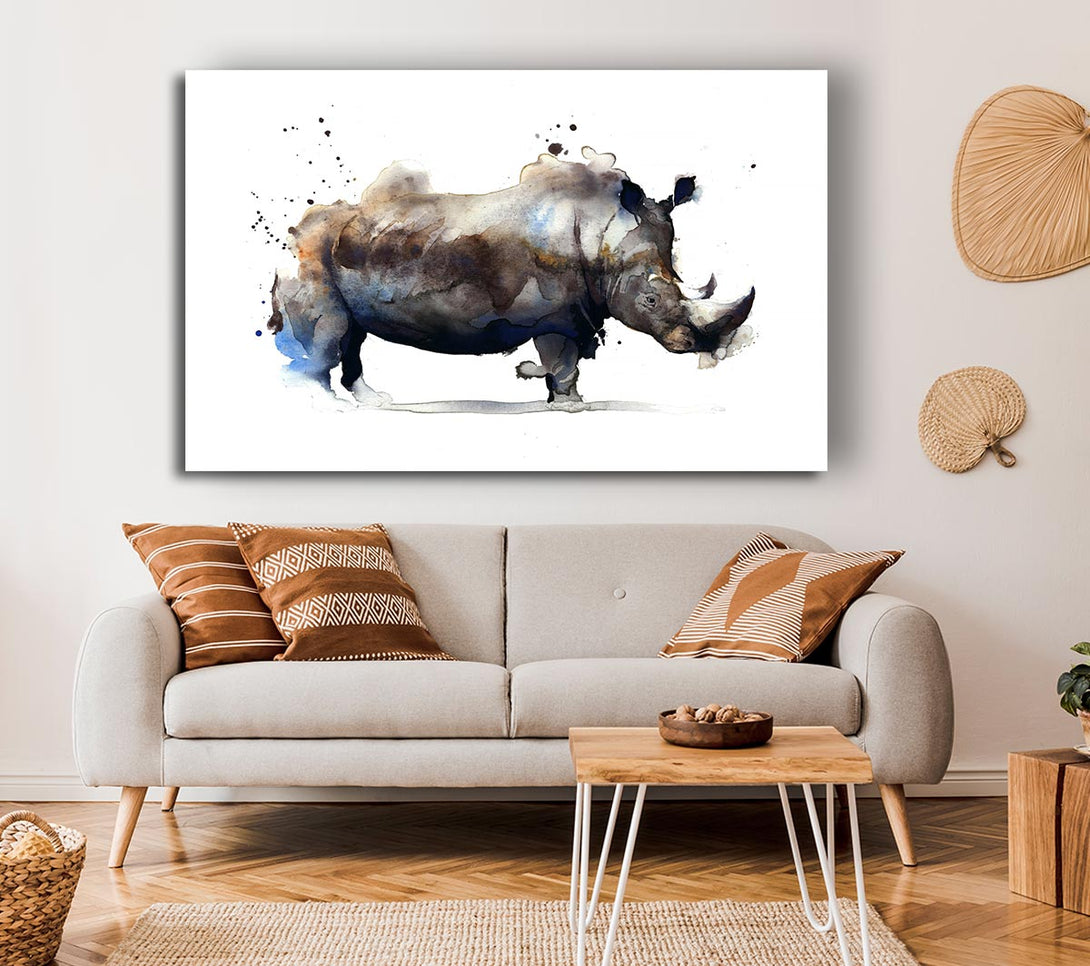  A Canvas Print of Rhino Charge Canvas Wall Art