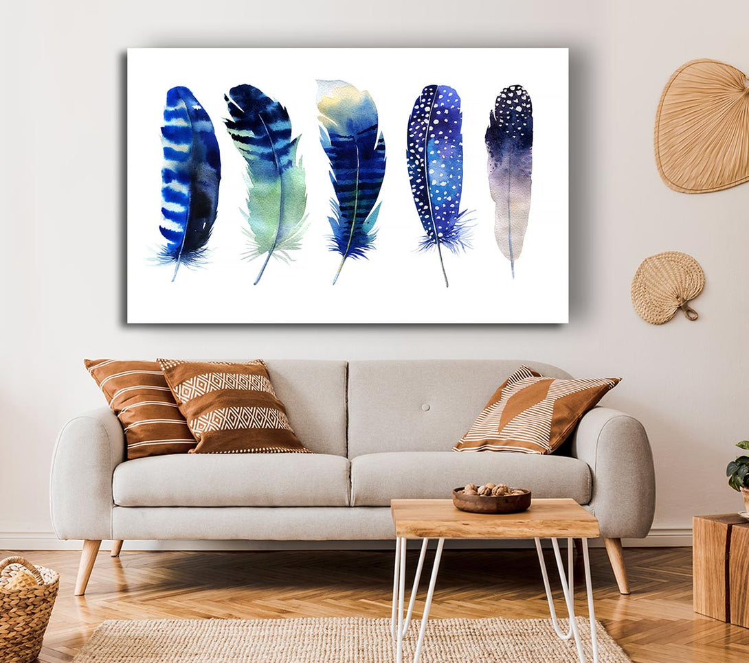  A Canvas Print of Night Feathers Canvas Print