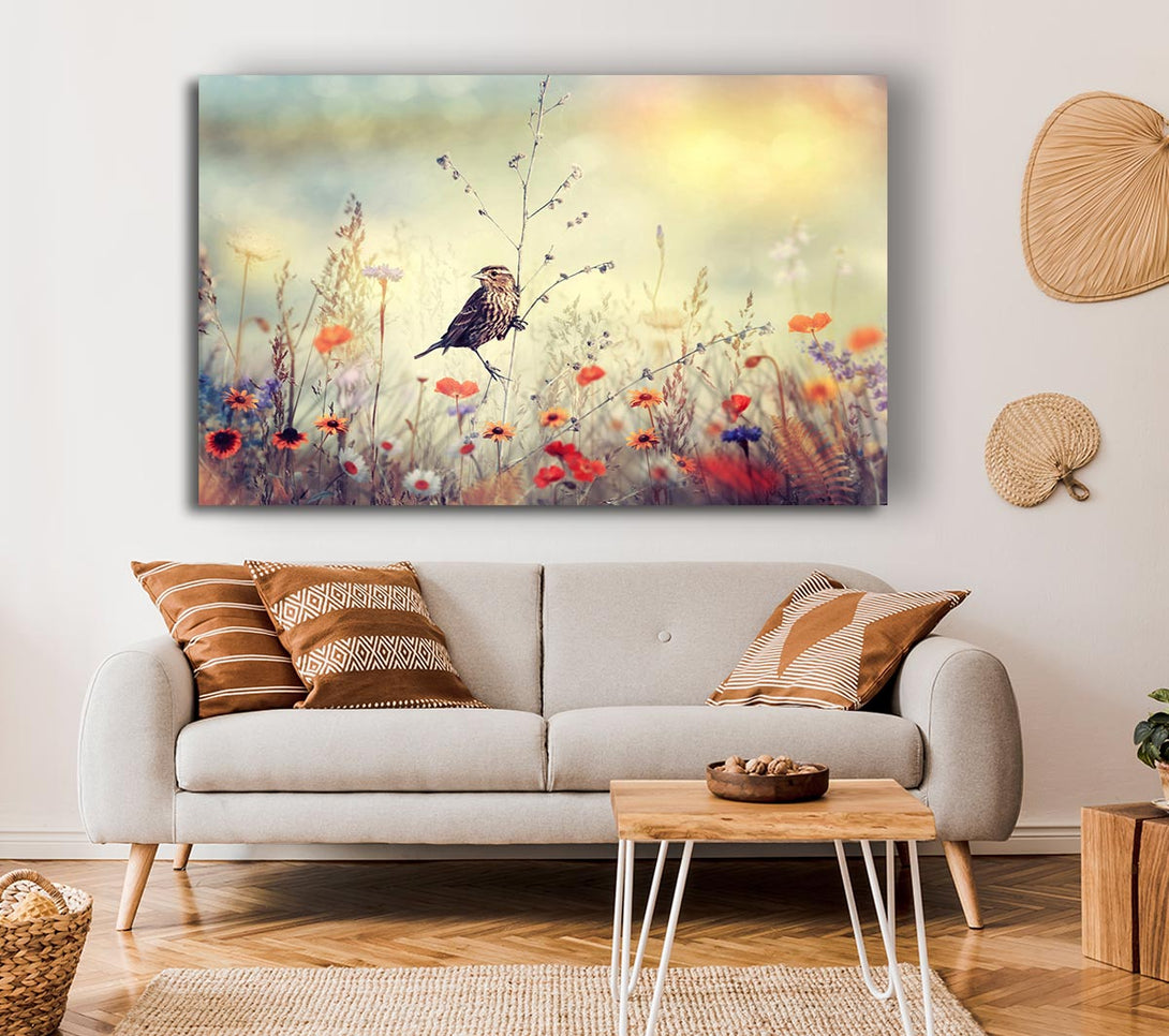  A Canvas Print of Bird in Paradise Canvas Wall Art
