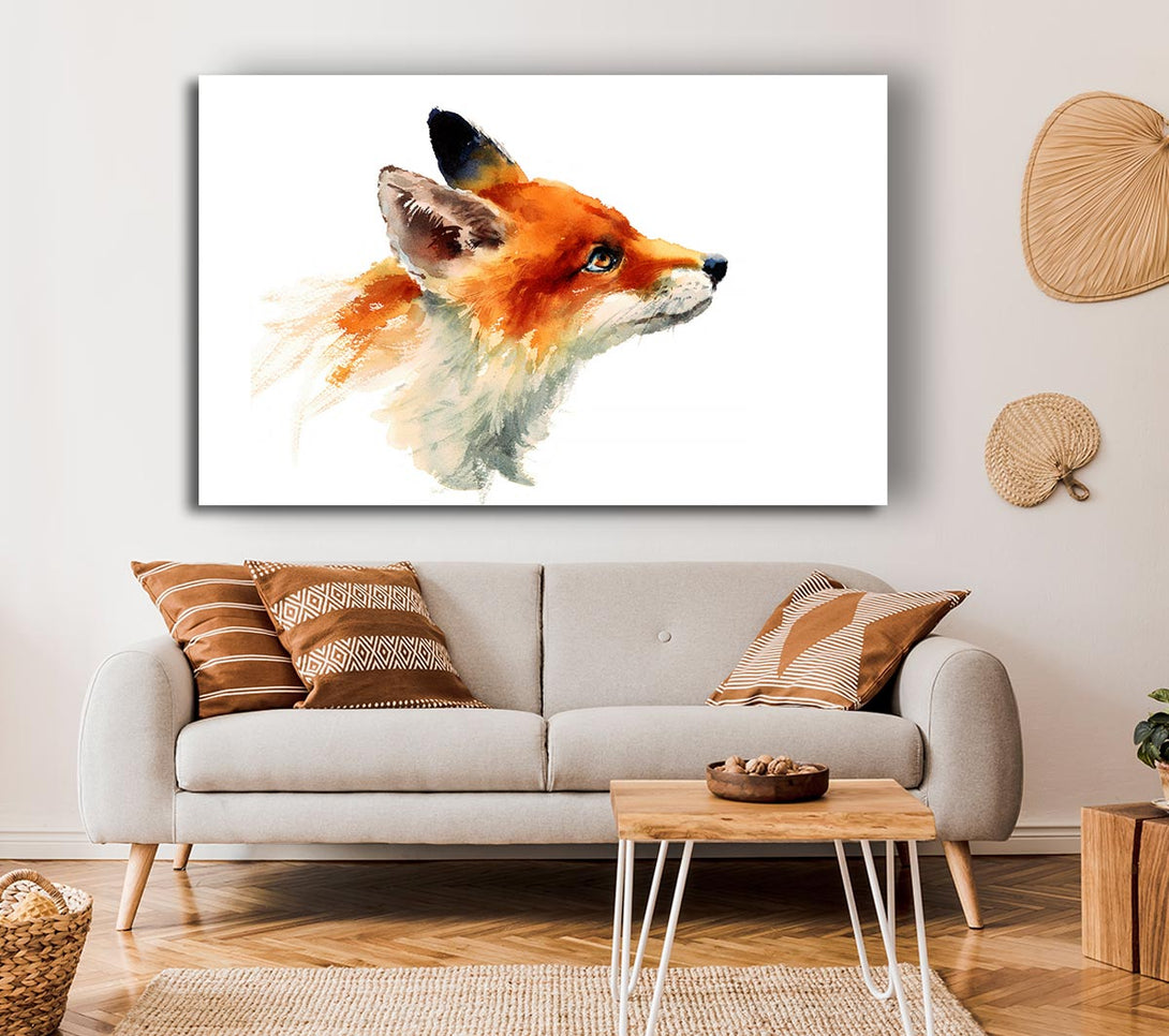  A Canvas Print of Fox Love Canvas Print