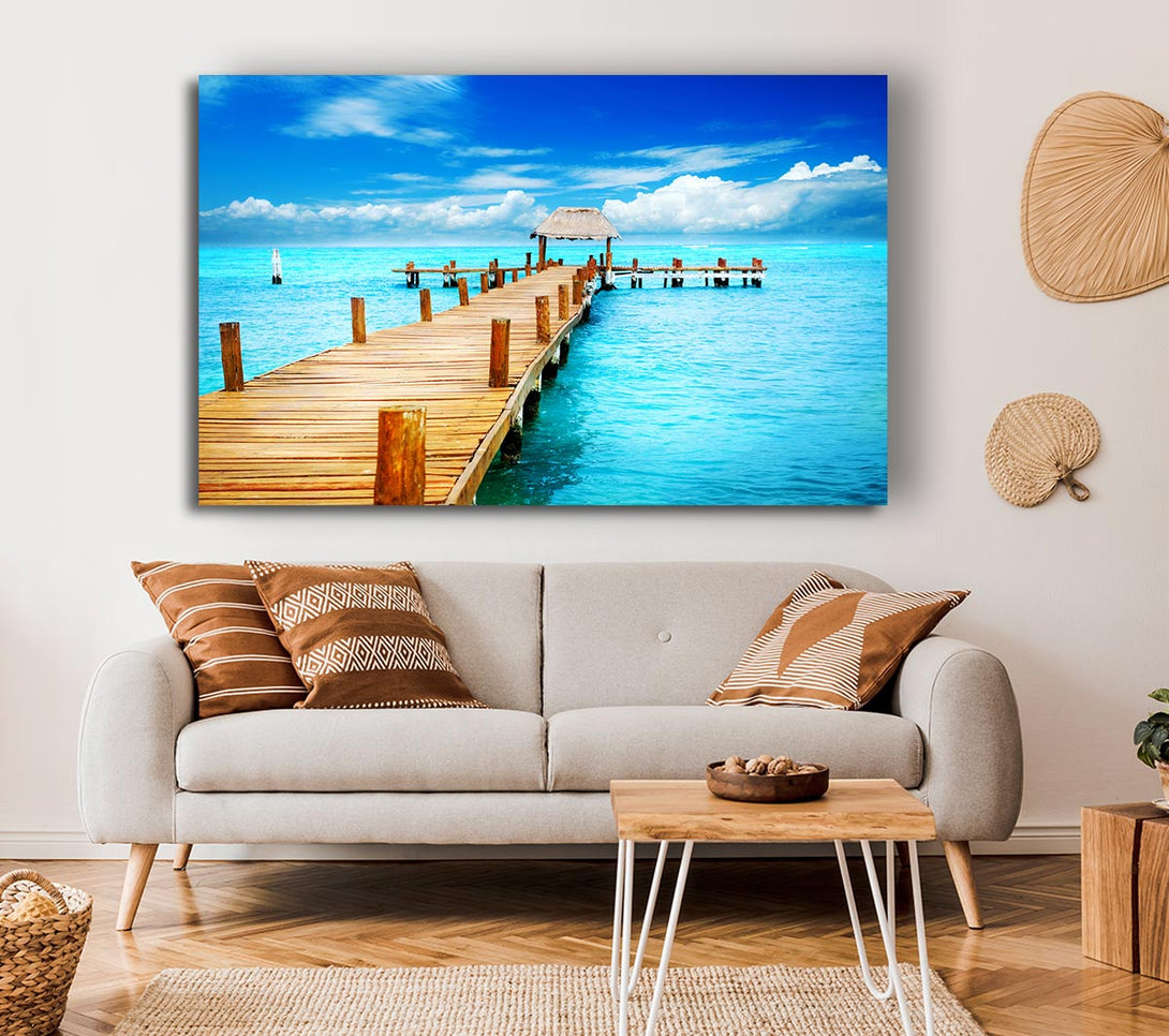  A Canvas Print of Honeymooners Paradise Canvas Art