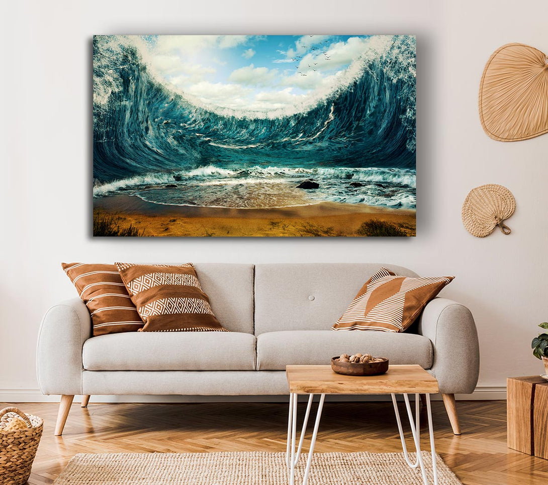  A Canvas Print of The Ocean Parts Canvas Print