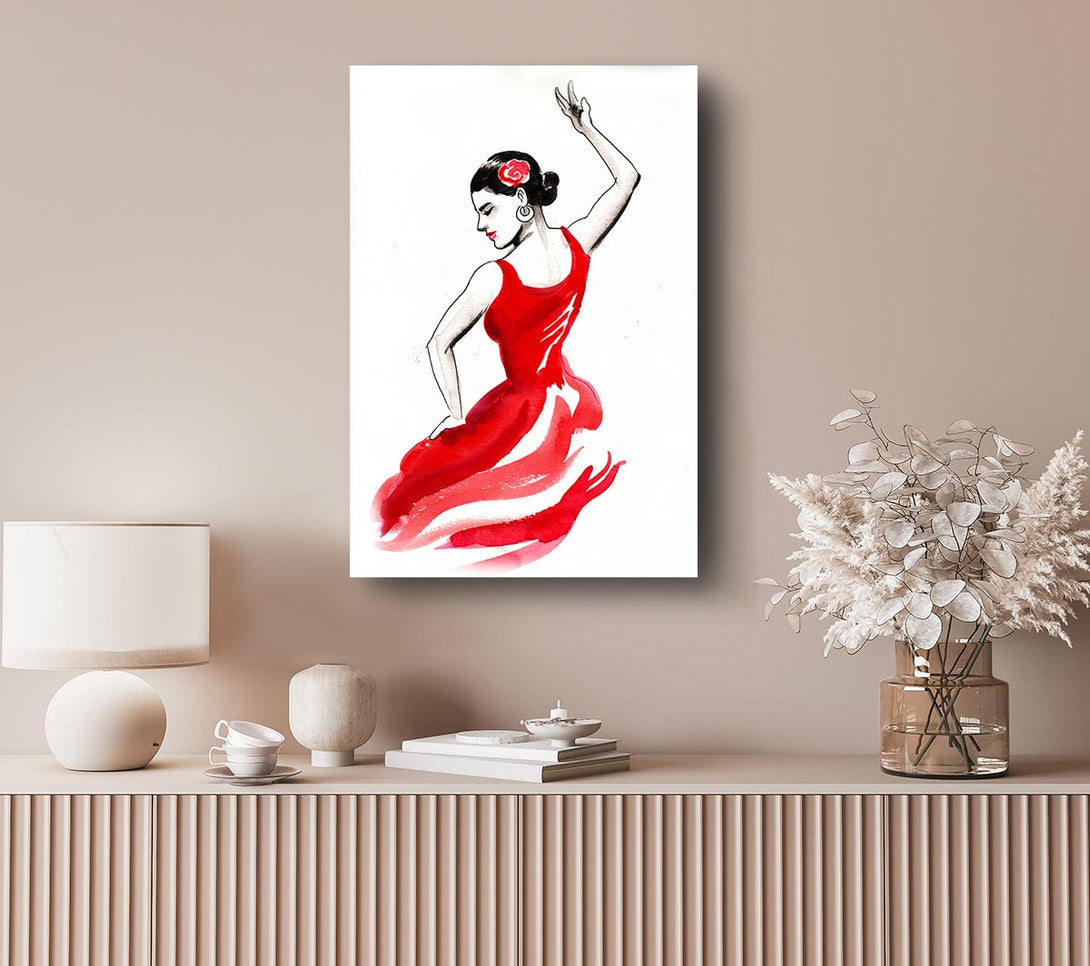  A Canvas Print of Flamenco 17 Canvas Art