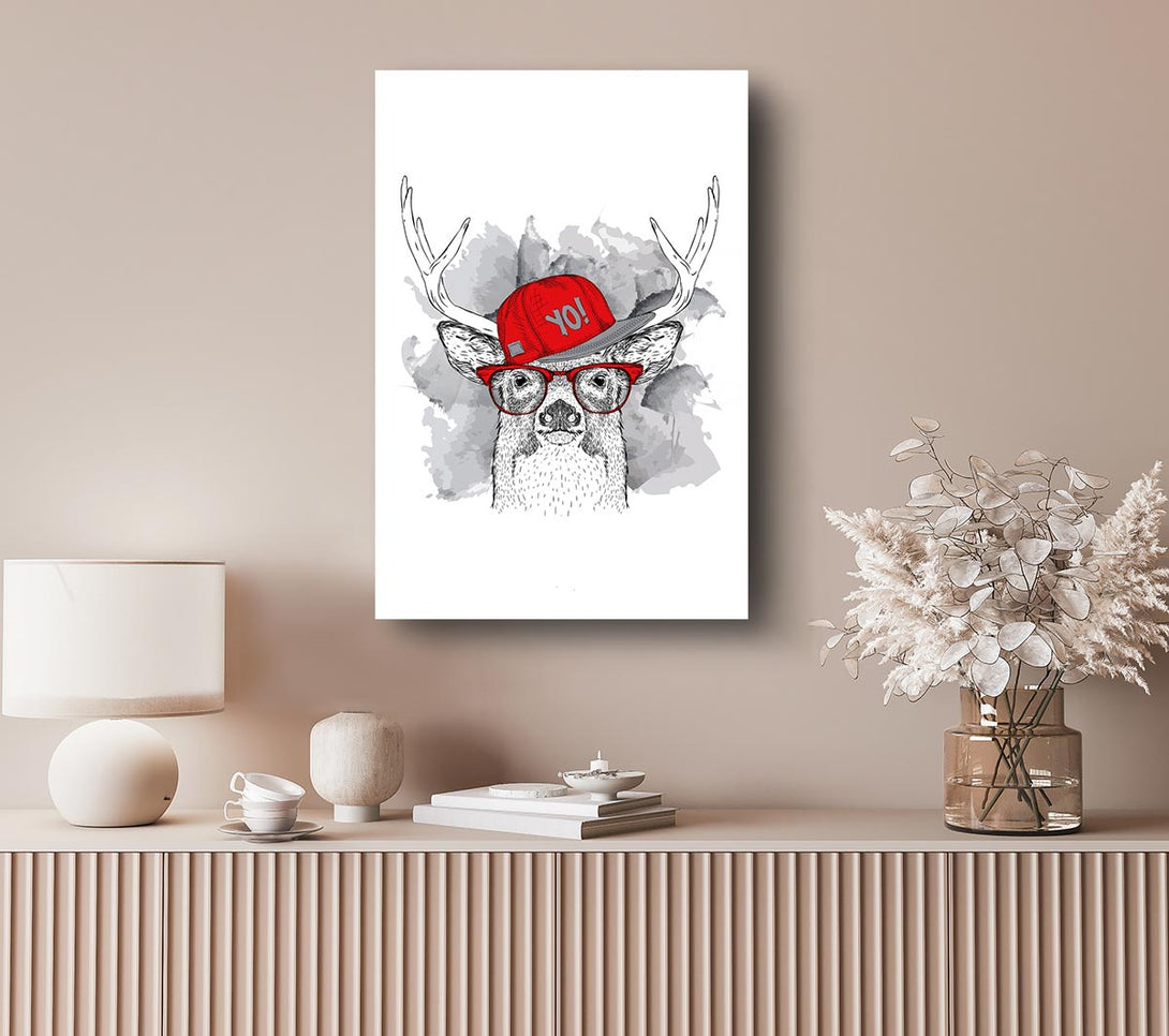  A Canvas Print of Sid The StagA Canvas Print