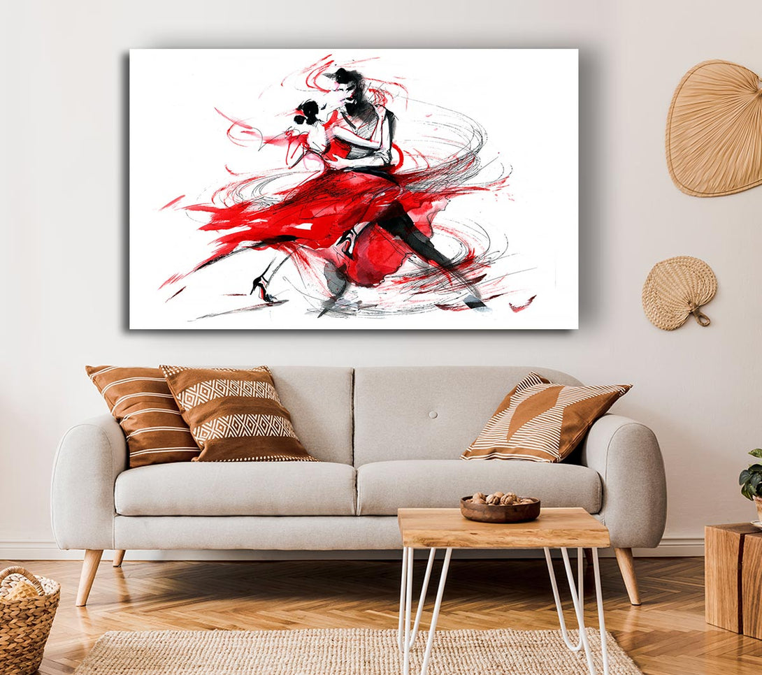  A Canvas Print of Flamenco 12 Canvas Wall Art