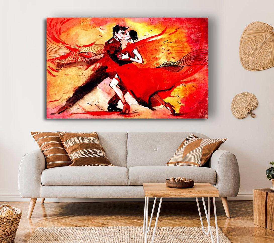  A Canvas Print of Salsa 3 Canvas Print