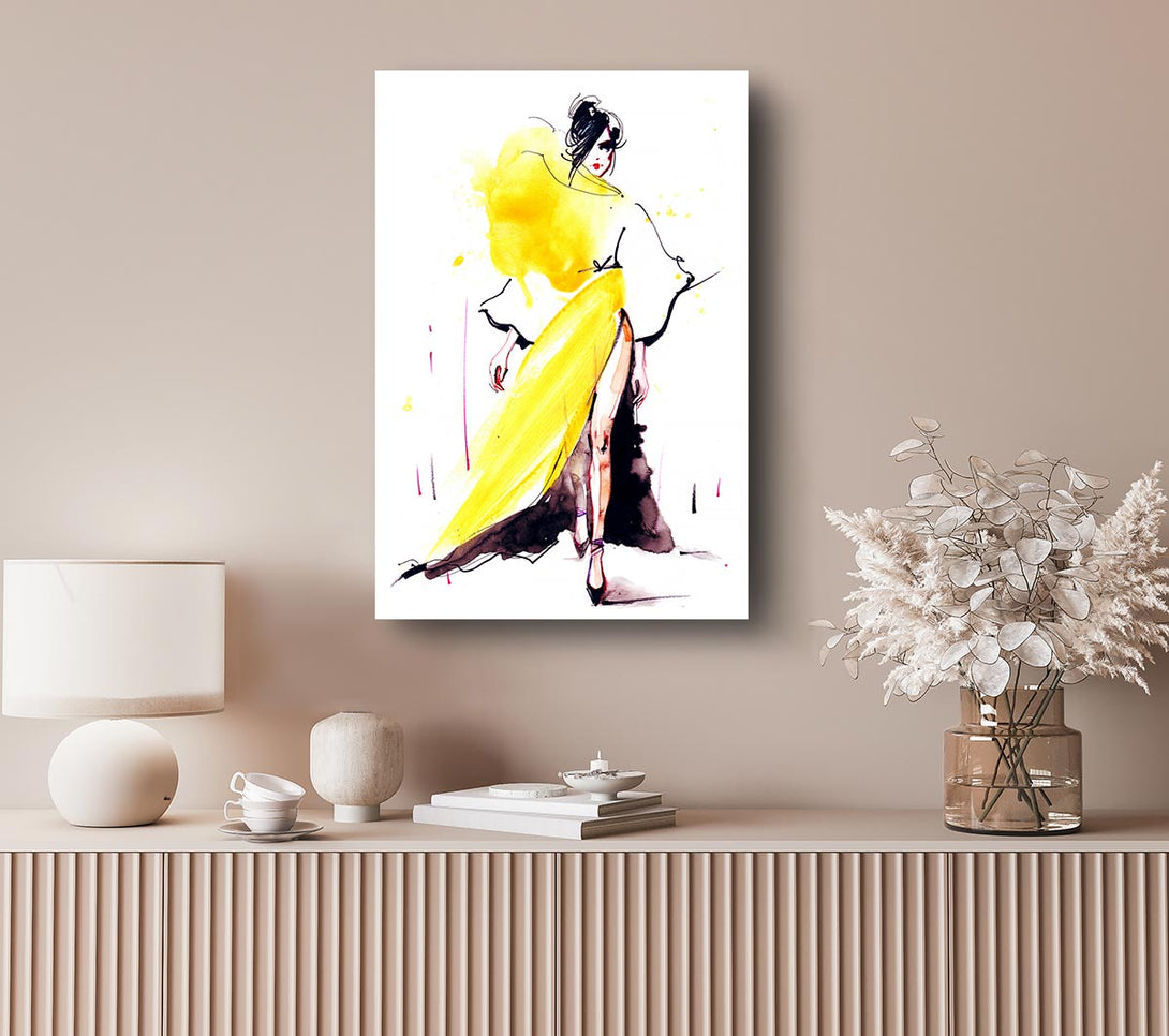  A Canvas Print of Making A Statment Canvas Wall Art