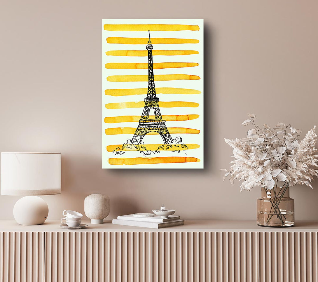  A Canvas Print of Paris The Capital Of Style Canvas Print