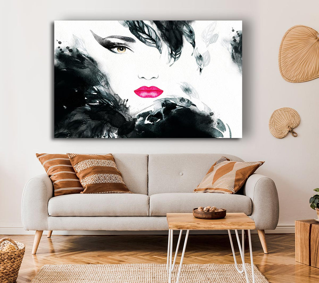  A Canvas Print of Glamour Canvas Wall Art