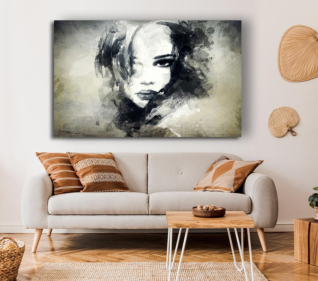  A Canvas Print of Beauty And Style Canvas Wall Art