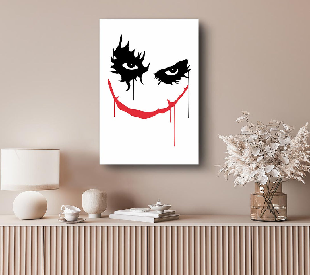  A Canvas Print of Joker Face Canvas Print
