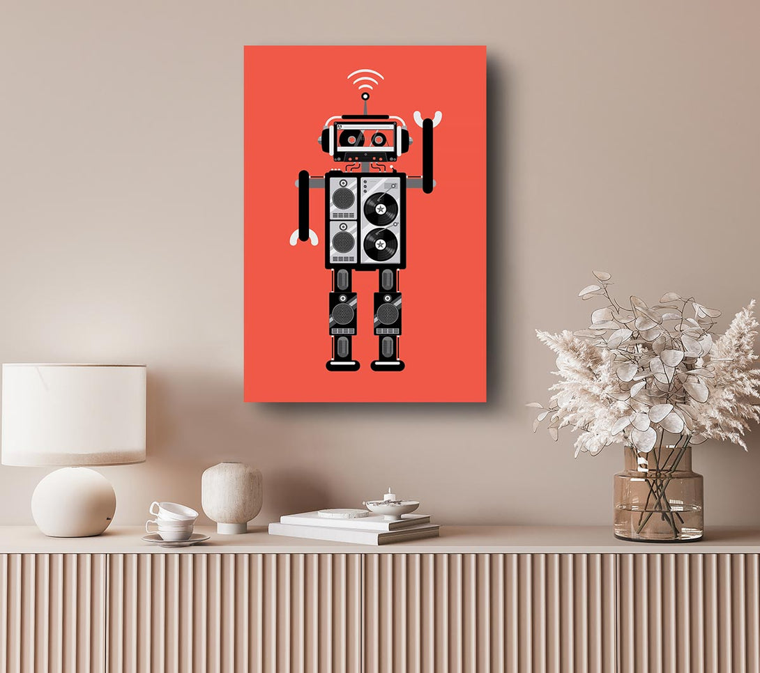  A Canvas Print of Robot Dance Canvas Art