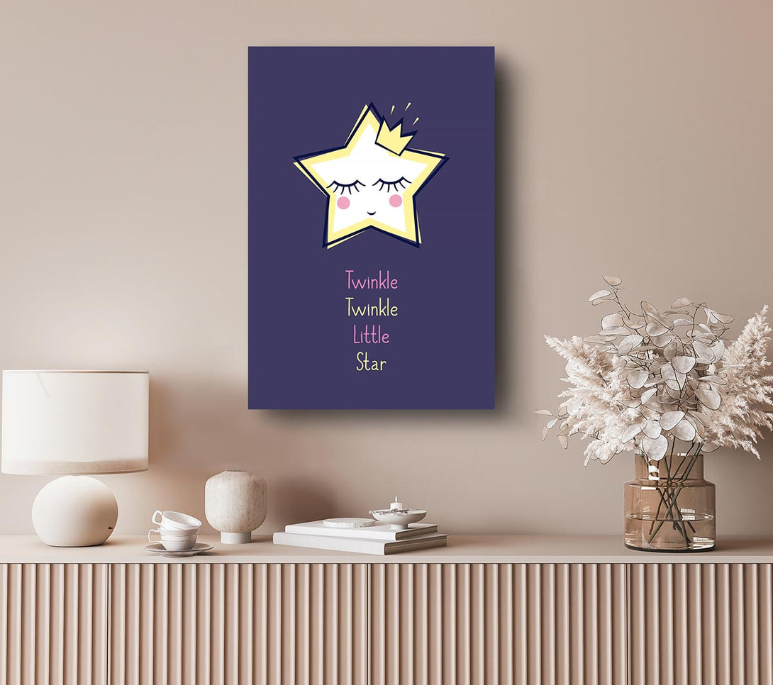  A Canvas Print of Twinkle Twinkle Canvas Wall Art