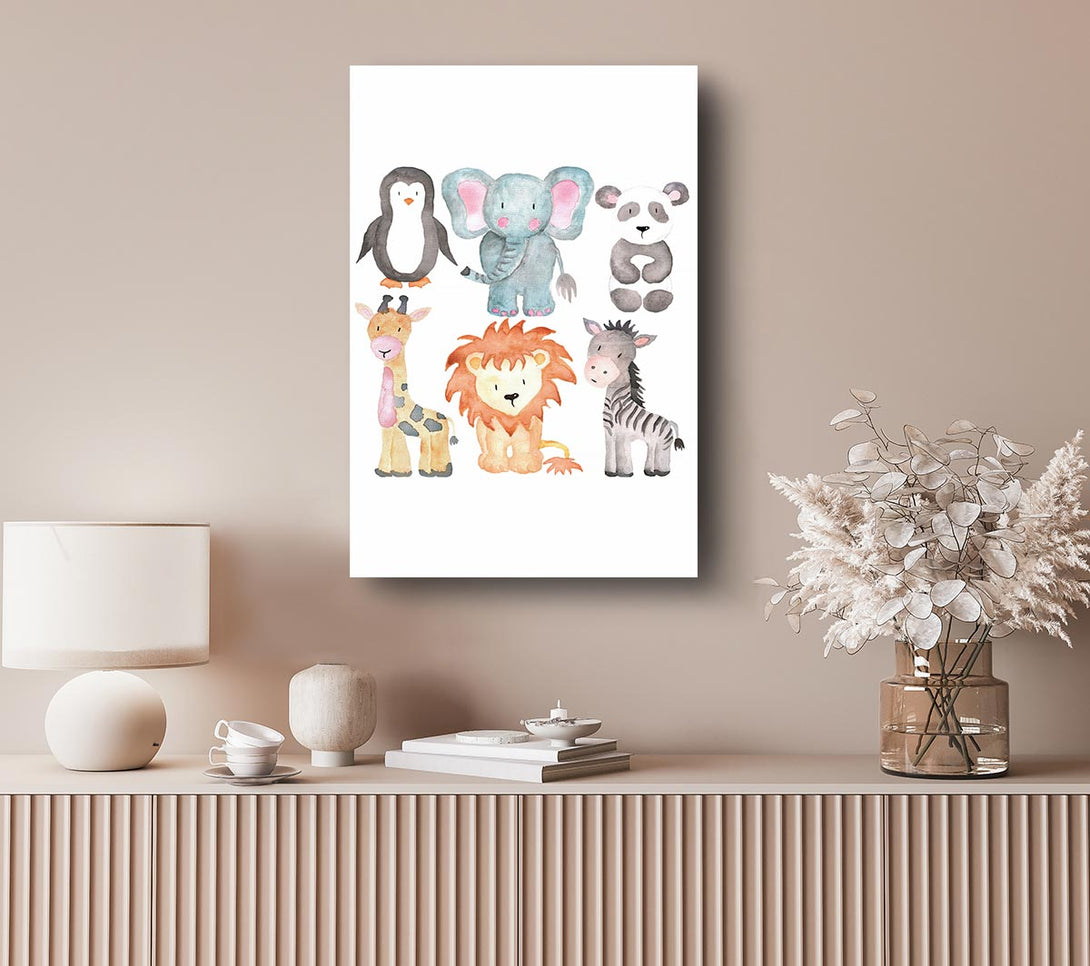  A Canvas Print of Safari Love Canvas Wall Art