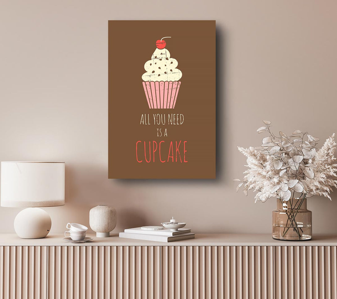  A Canvas Print of Cupcake 3 Canvas Art