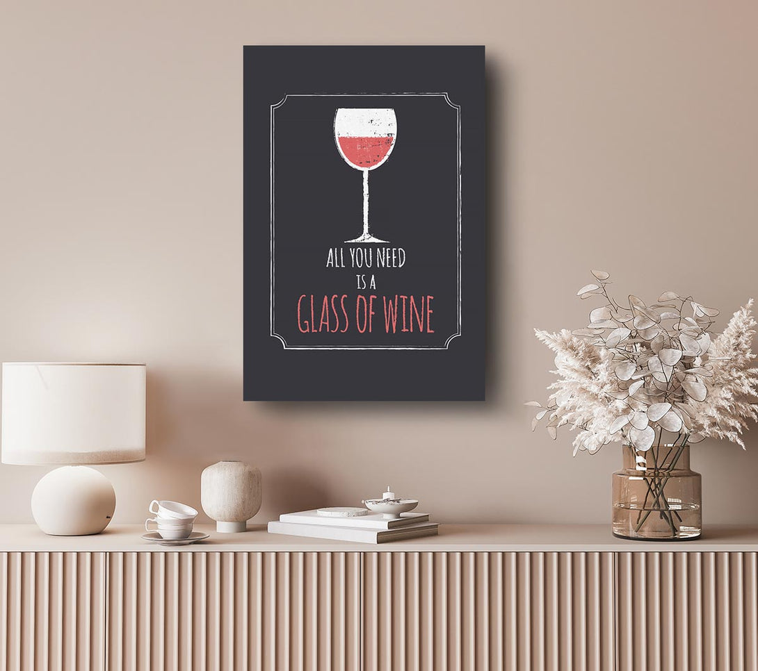  A Canvas Print of All You Need Is Canvas Wall Art