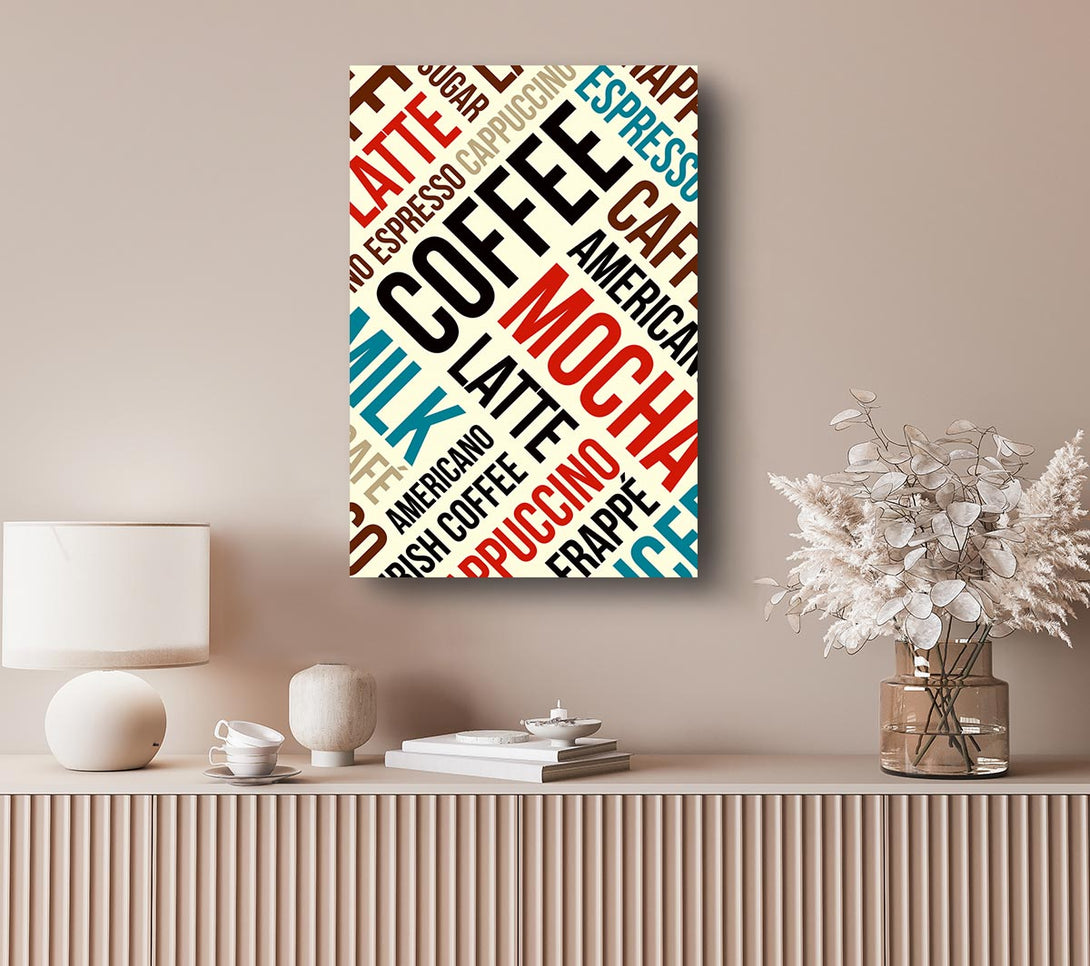  A Canvas Print of Coffee Heaven Canvas Print