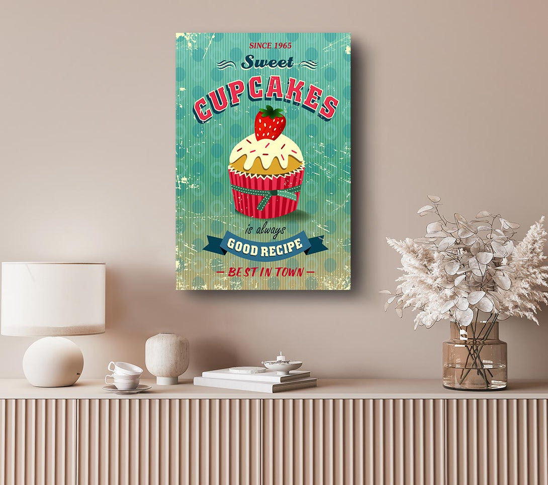  A Canvas Print of Cupcake 7 Canvas Print