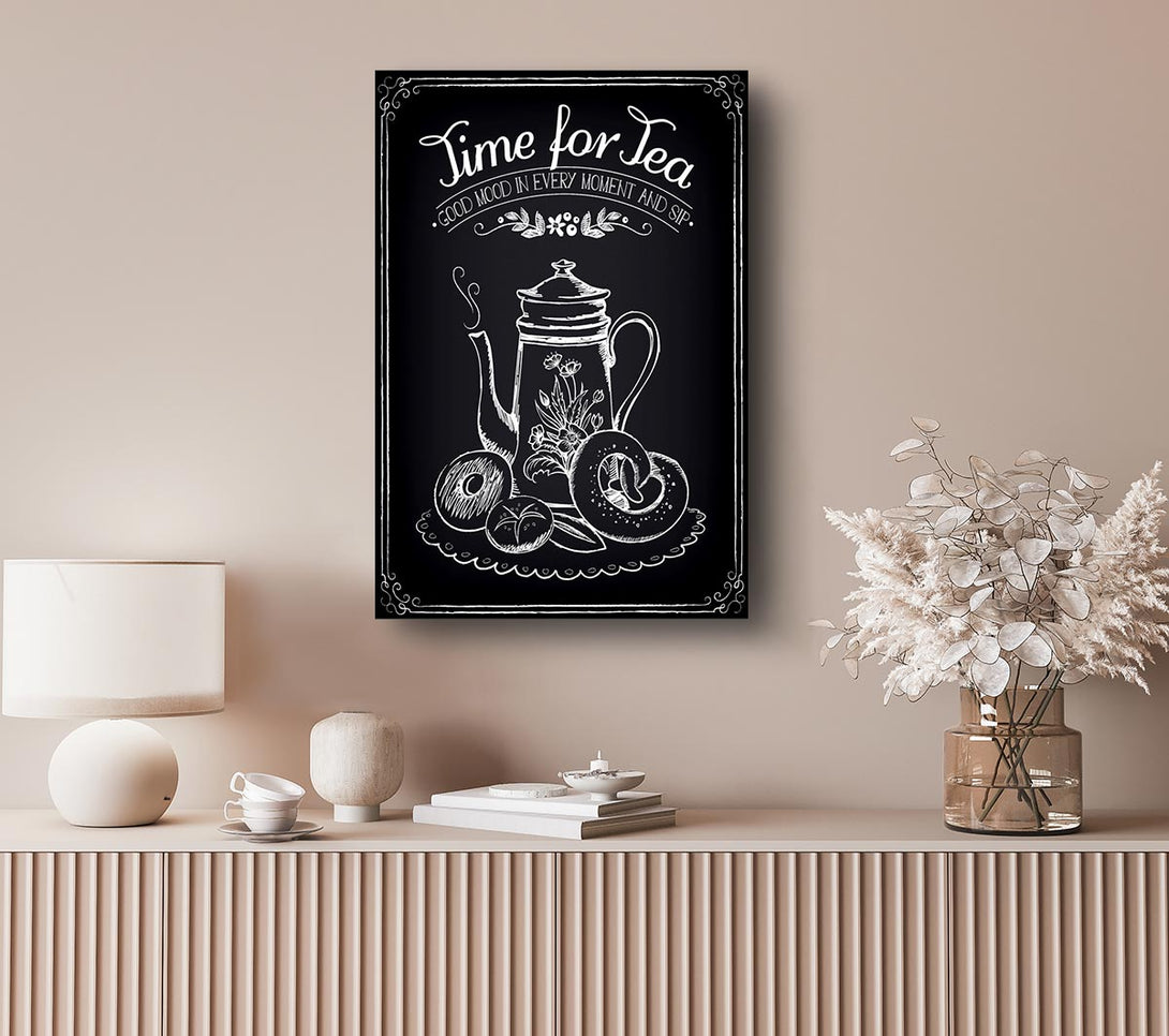  A Canvas Print of Time For Tea 1 Canvas Wall Art