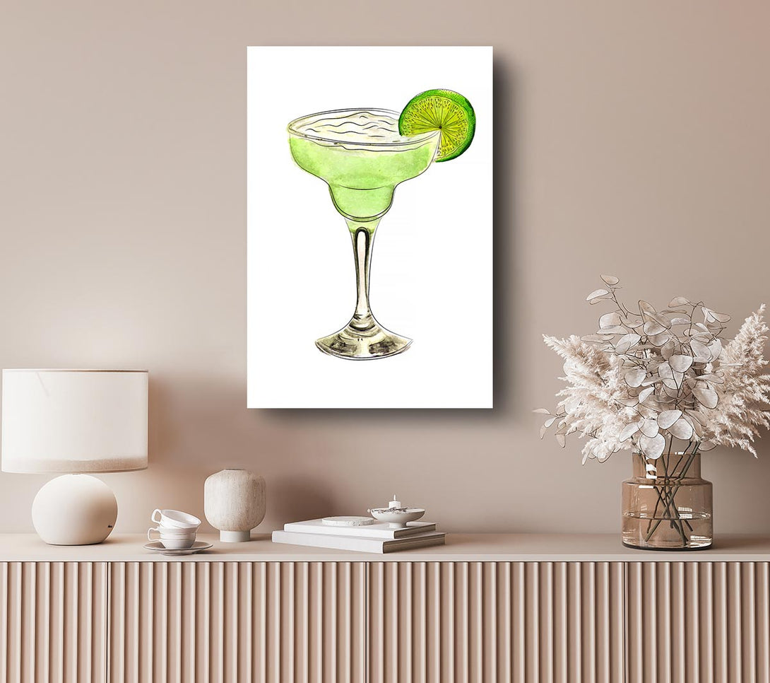  A Canvas Print of Margarita Cocktail 1 Canvas Art