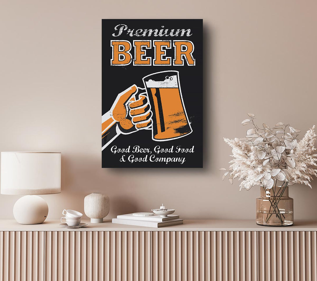  A Canvas Print of Beer Time 4 Canvas Art