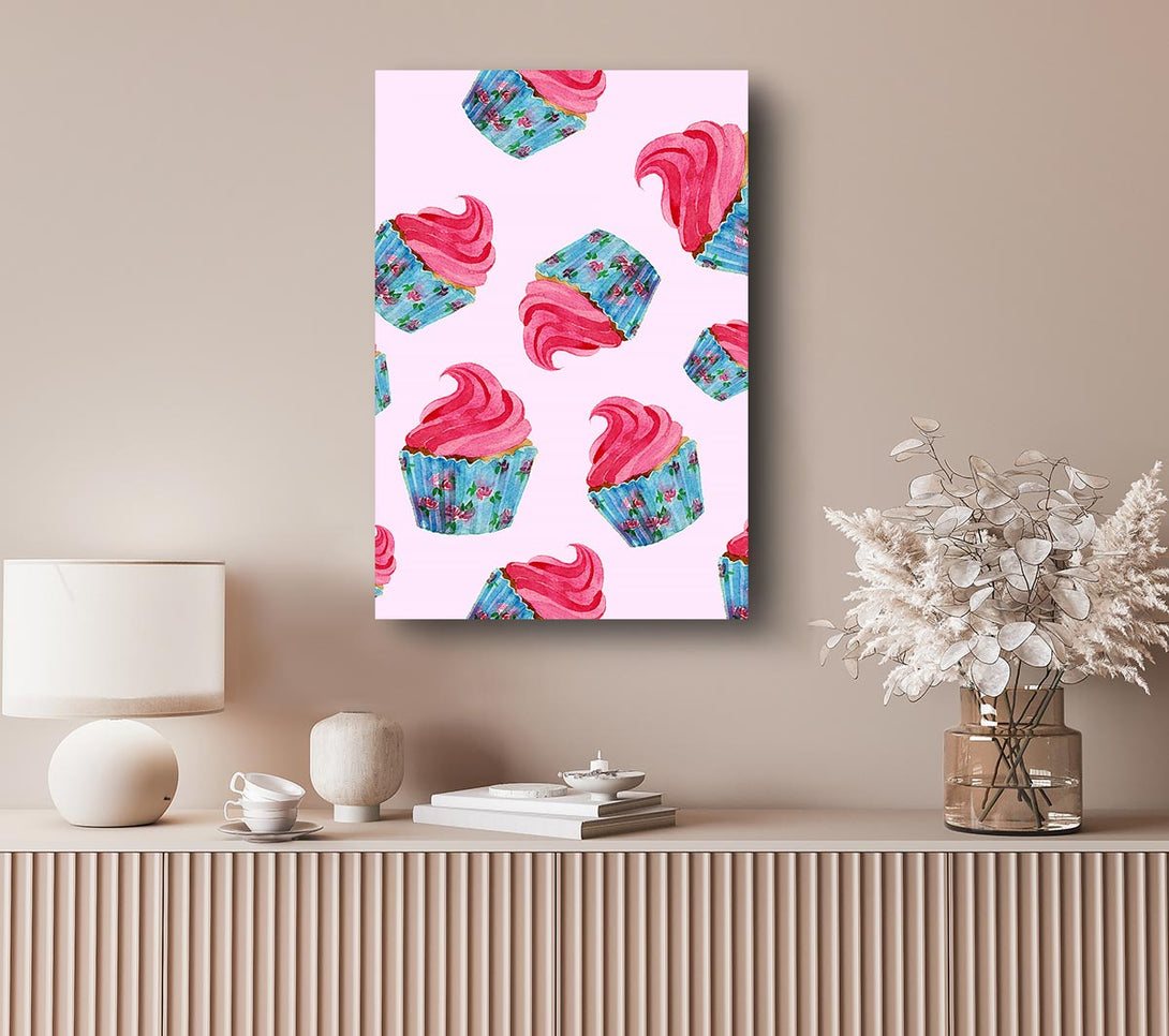  A Canvas Print of Cupcake 5 Canvas Wall Art