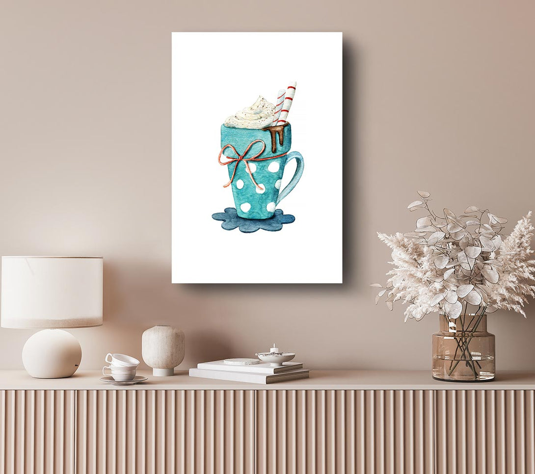  A Canvas Print of Hot Chocolate Delight Canvas Print