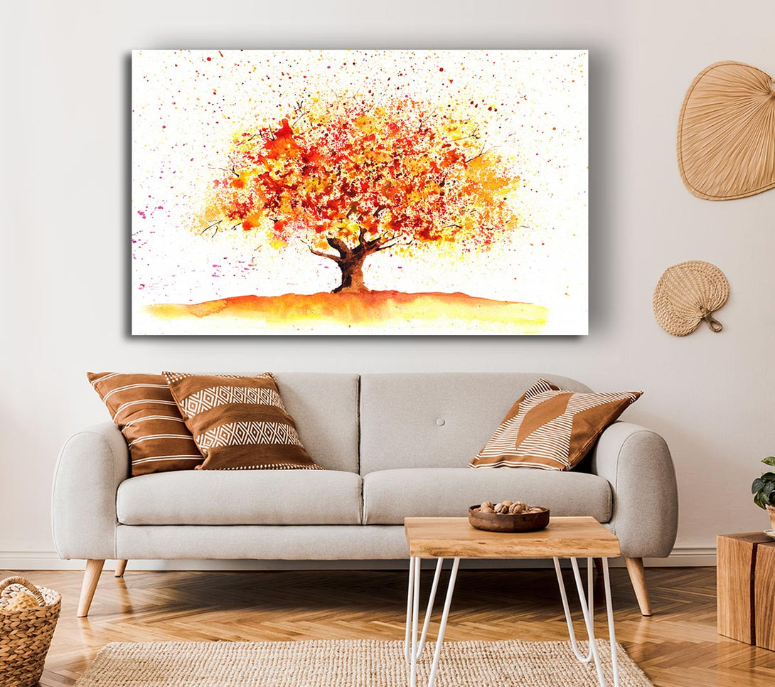  A Canvas Print of Stunning Autumn Tree Canvas Wall Art