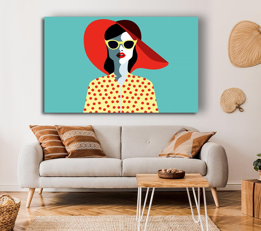  A Canvas Print of Retro Holiday Canvas Art