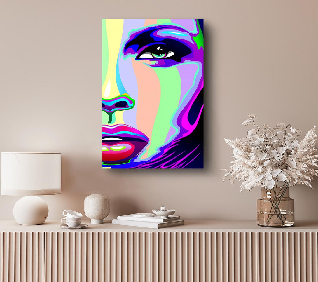  A Canvas Print of Futuristic Woman Canvas Wall Art