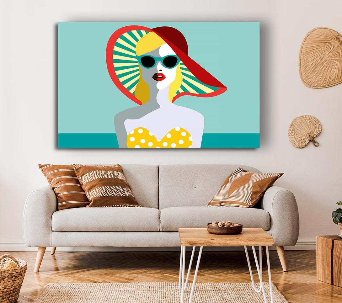  A Canvas Print of Summer Beauty Canvas Print