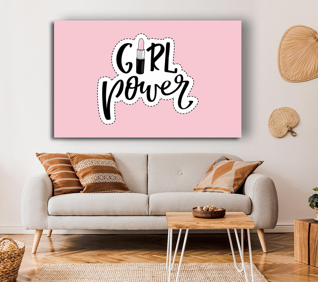  A Canvas Print of Girl Power 1 Canvas Wall Art