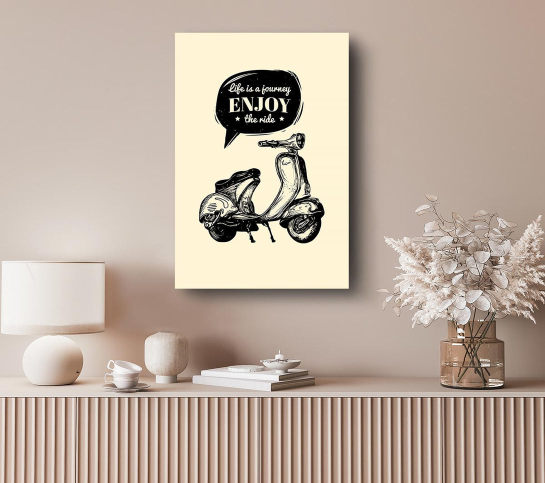  A Canvas Print of Life Is A Journey 2 Canvas Wall Art