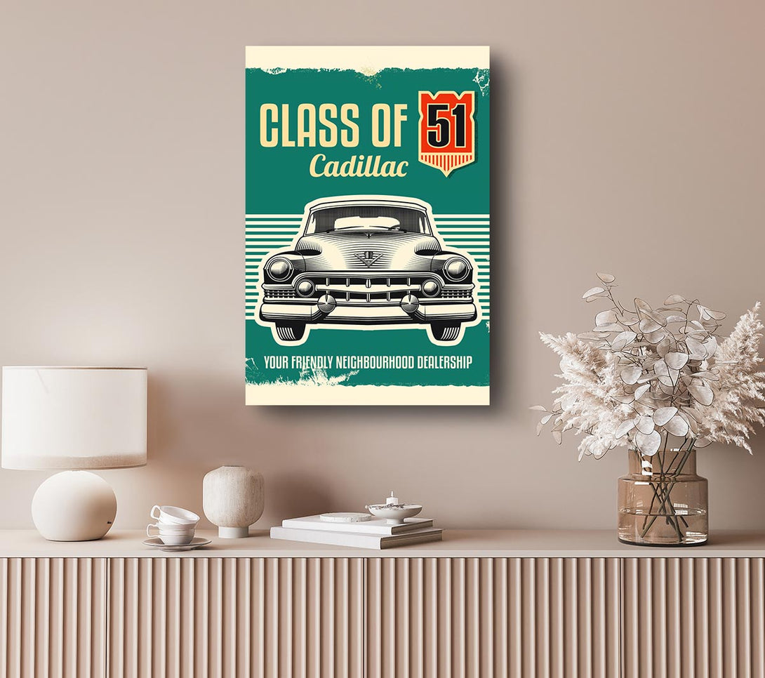  A Canvas Print of Classic Cadillac Canvas Art