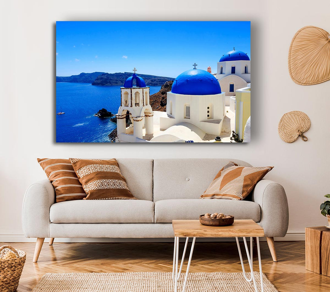  A Canvas Print of Santorini Wonder Canvas Art