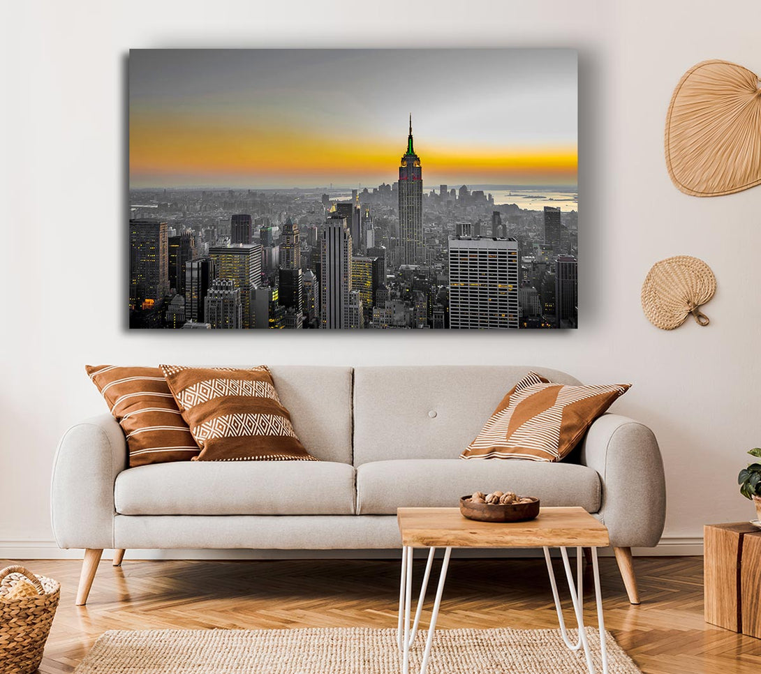  A Canvas Print of Golden Canvas Print