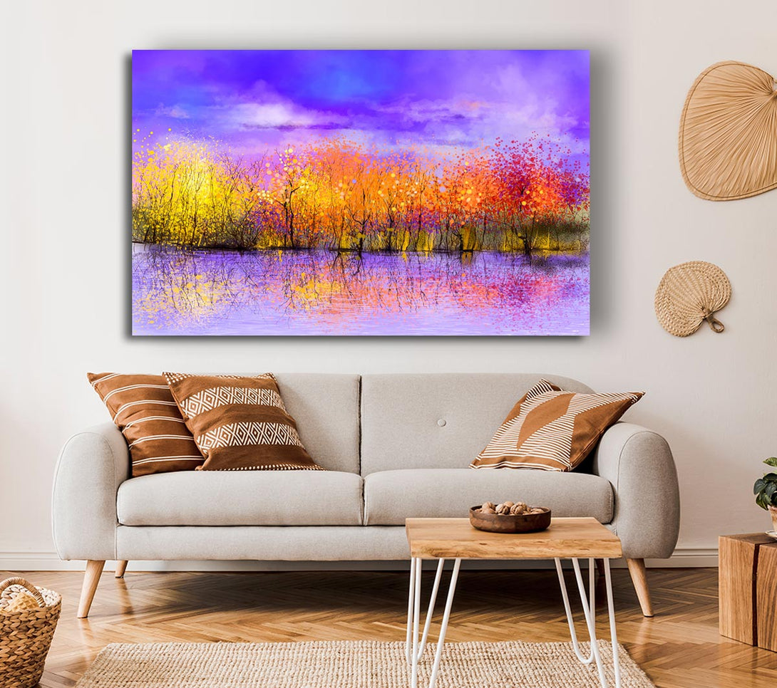  A Canvas Print of Magical Trees Canvas Wall Art