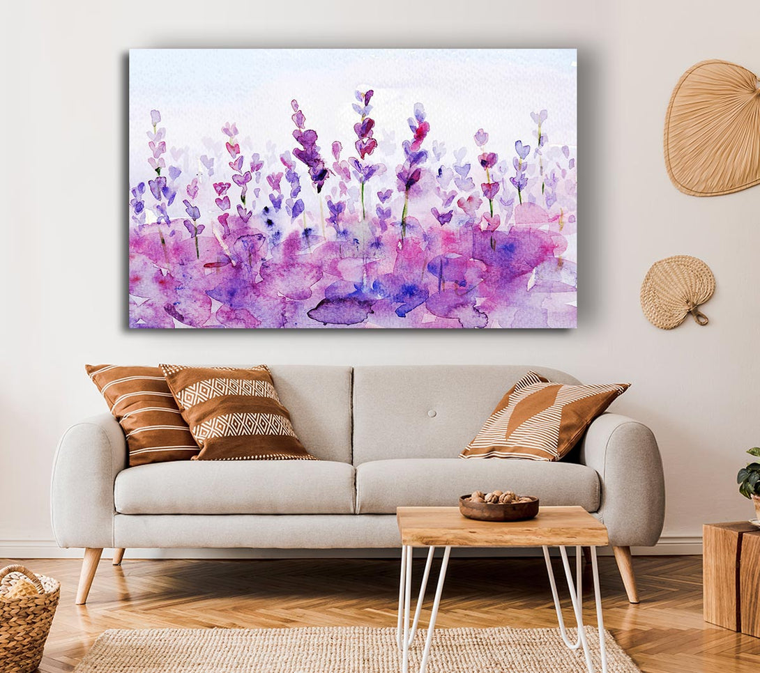  A Canvas Print of Garden Hearts Canvas Art