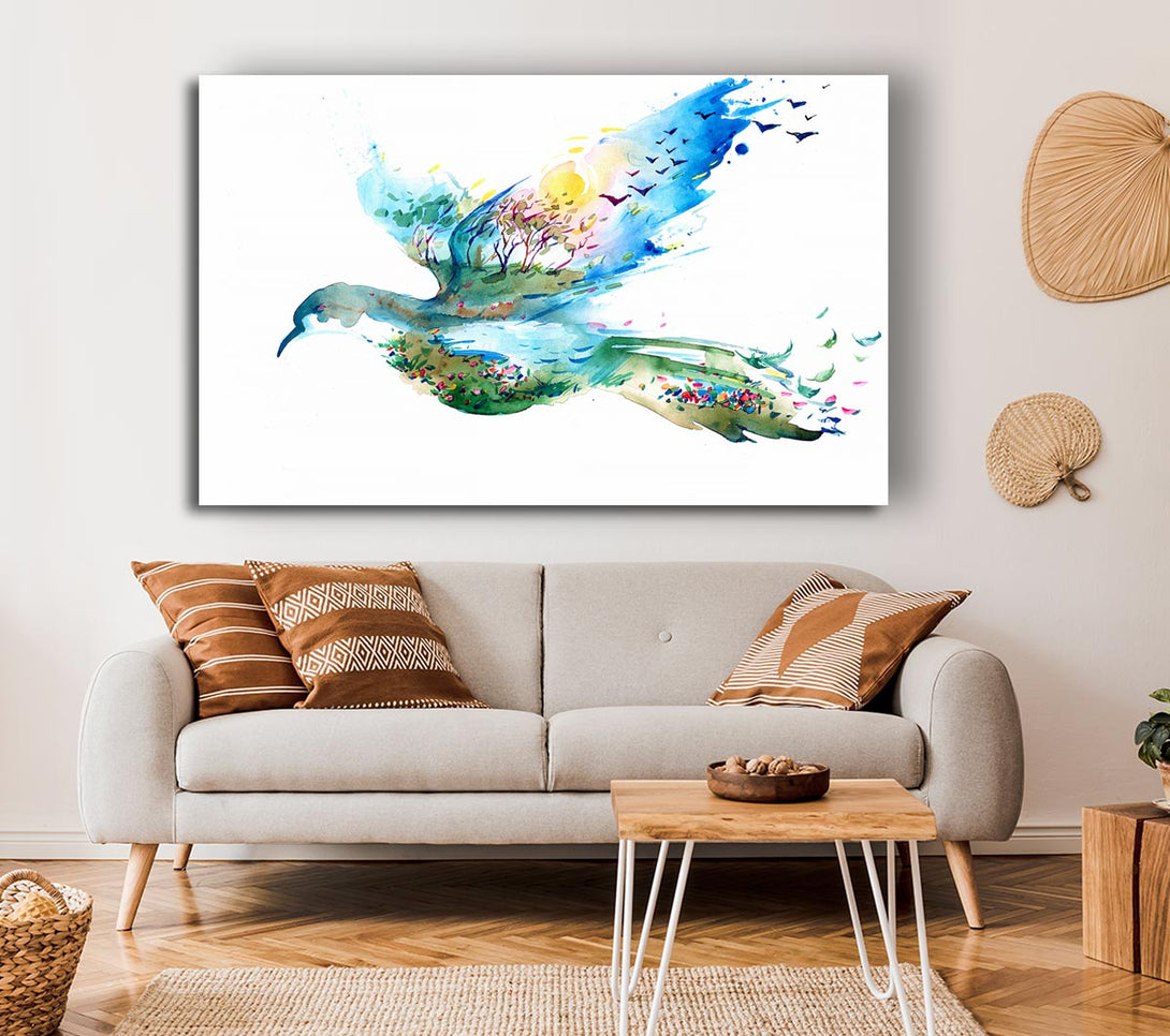  A Canvas Print of Dove Magic Canvas Wall Art